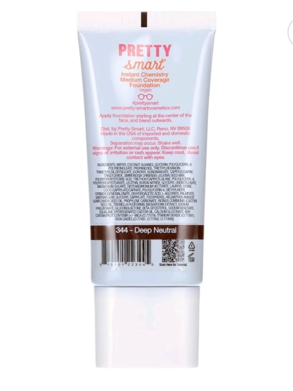 lot of 3 Pretty Smart Instant Chemistry Medium Coverage Foundation Deep Neutral